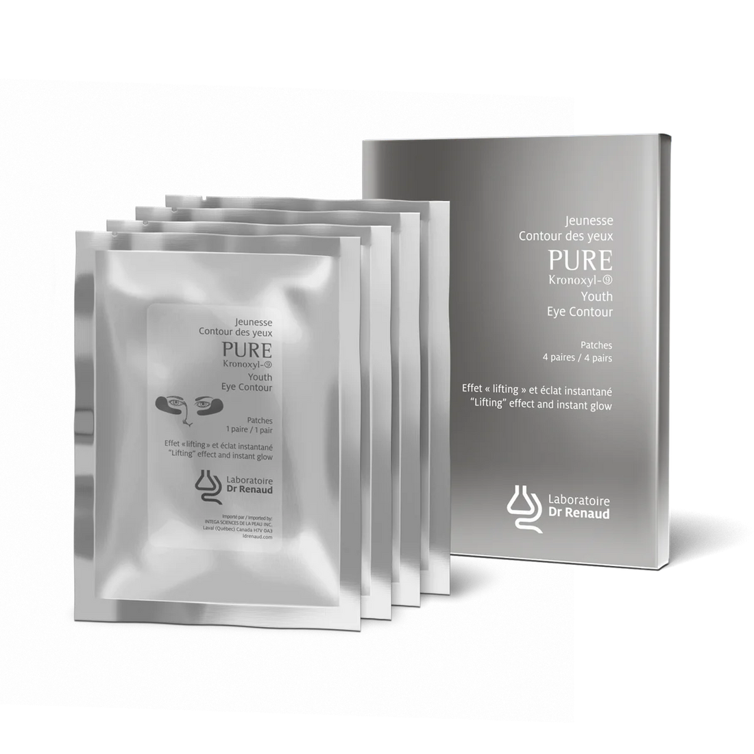 PURE KRONOXYL-9 – PATCHES CONTOUR DES YEUX (4 paires)