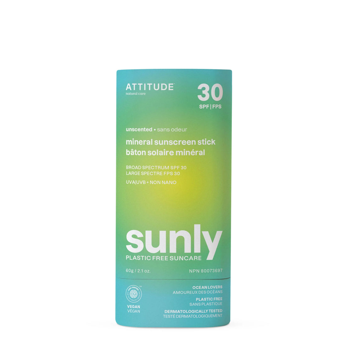 Mineral Sunscreen Stick – Odorless – SPF 30