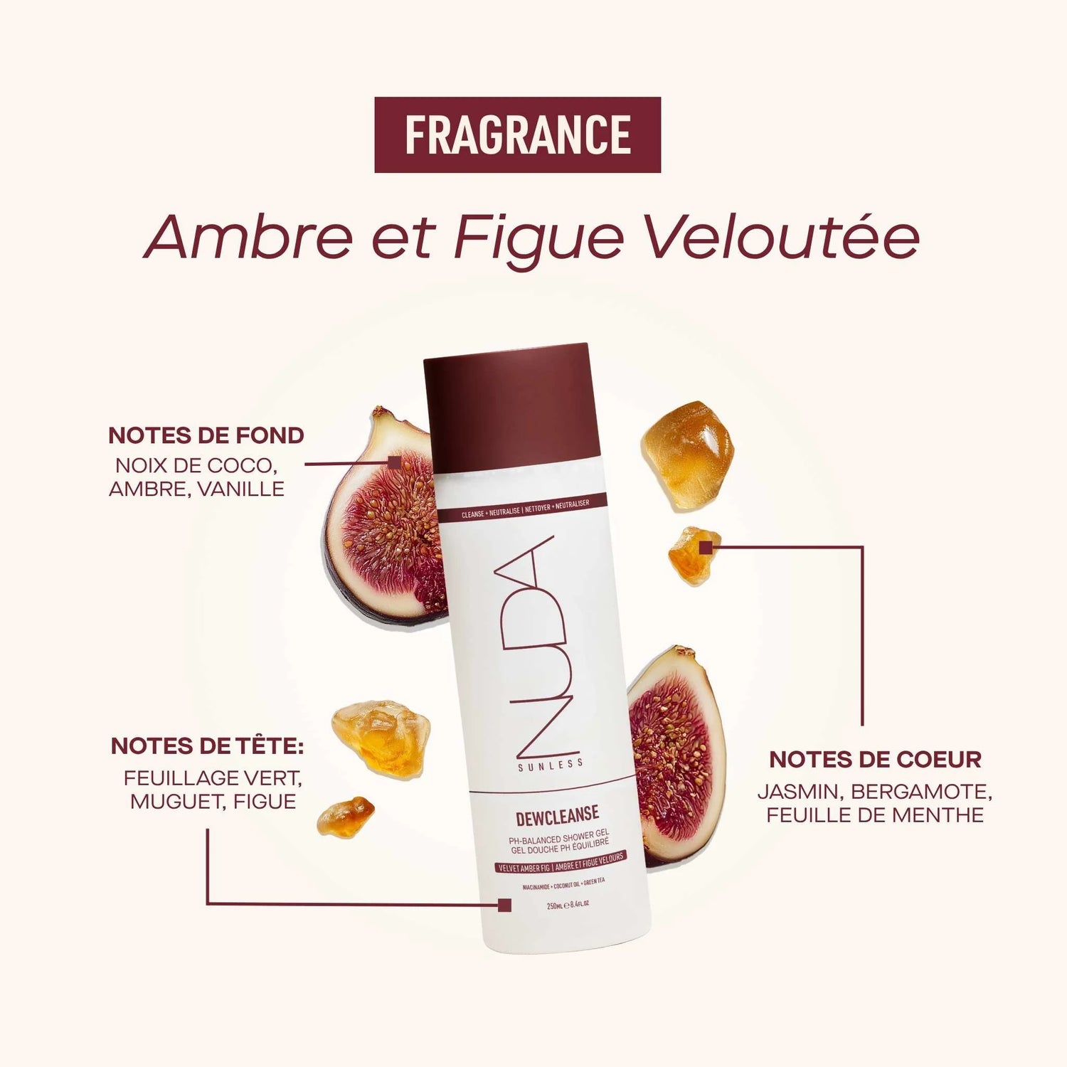 DewCleanse - Gel douche au pH équilibré