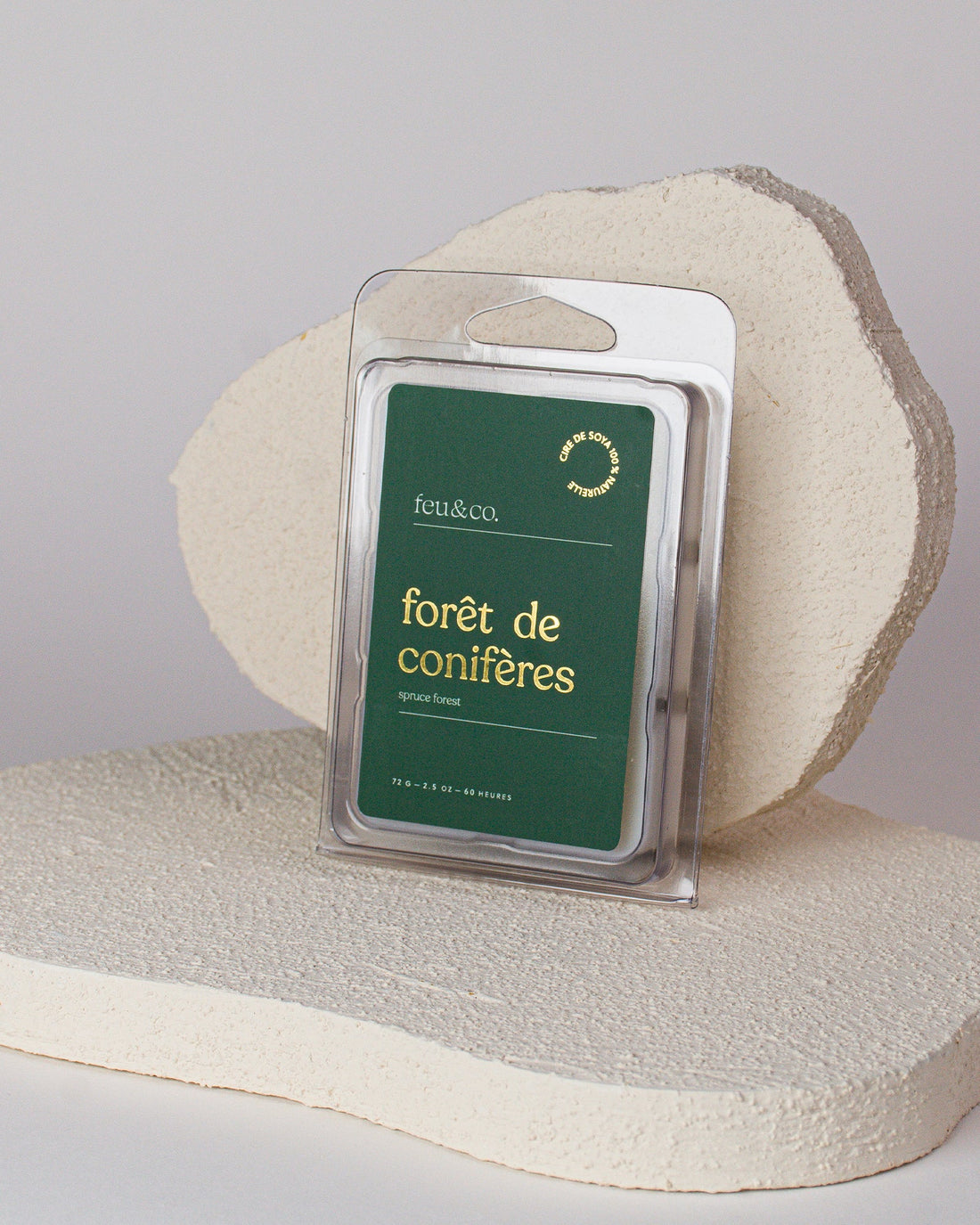 Feu&Co - Cubes de cire - Forêt de conifères