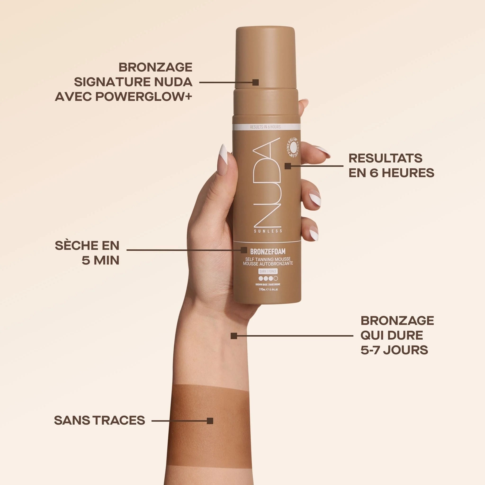 MOUSSE AUTOBRONZANTE - FONCÉE
