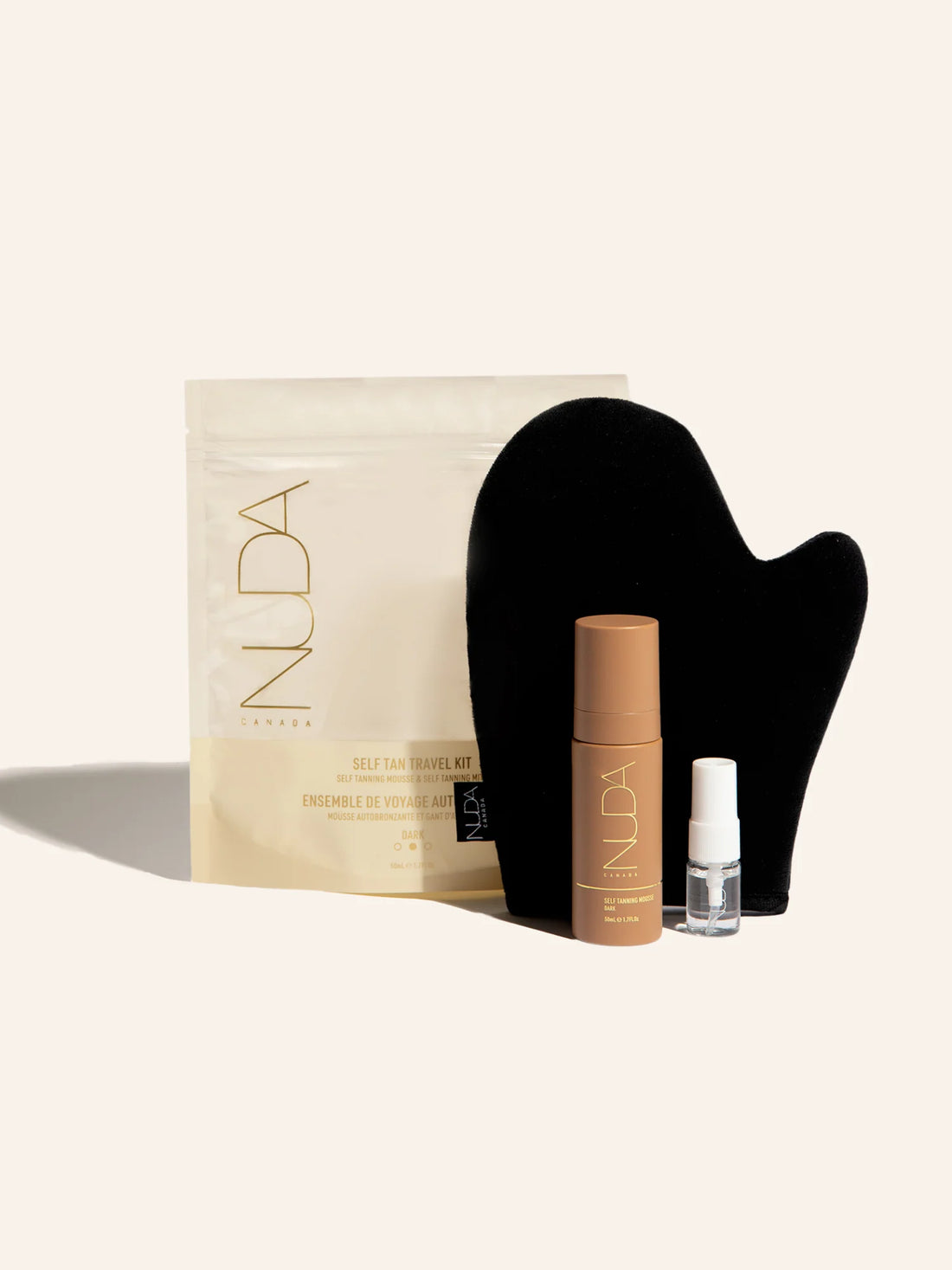ENSEMBLE DE VOYAGE AUTOBRONZANT